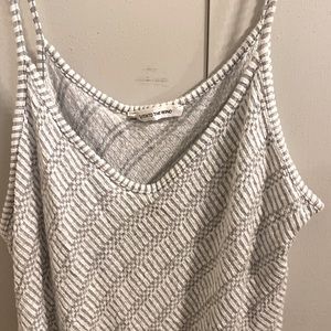 Caution To The Wind gray tank top.